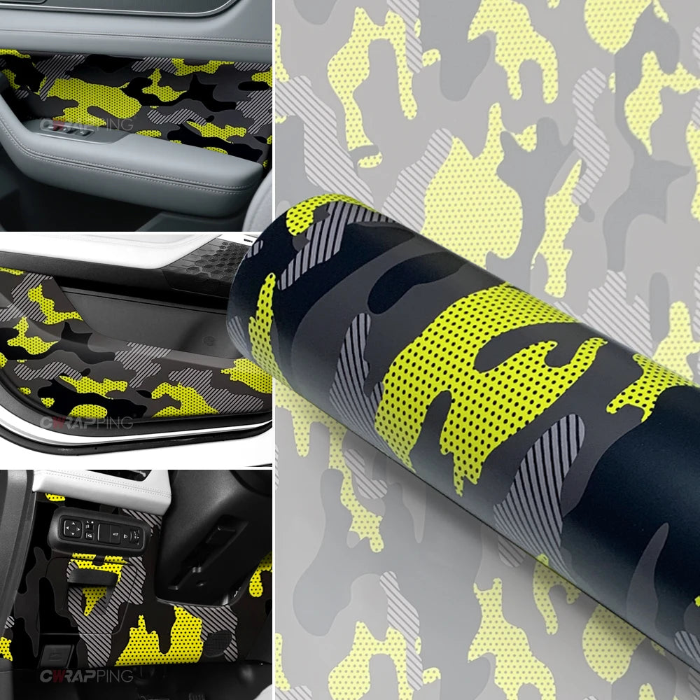 Vinyl Wrap Car Sticker Camouflage Film External Car Stickers Auto Outdoor Accessories Motorcycle Helmets Vehicle Decoration Foil
