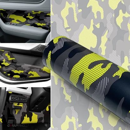 Vinyl Wrap Car Sticker Camouflage Film External Car Stickers Auto Outdoor Accessories Motorcycle Helmets Vehicle Decoration Foil