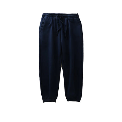 DUKEEN 500G Heavyweight Men's Fleece Jogger Sweatpants Autumn and Winter Basic Soild Color Thick Sport Long Pants Men's Clothing