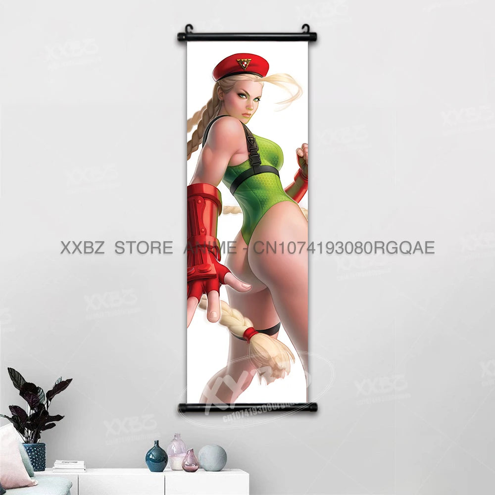 Fighting Game Street Fighter Home Decoration Hanging Painting Gouken Figures Wall Artwork Scrolls Picture Canvas Print Poster