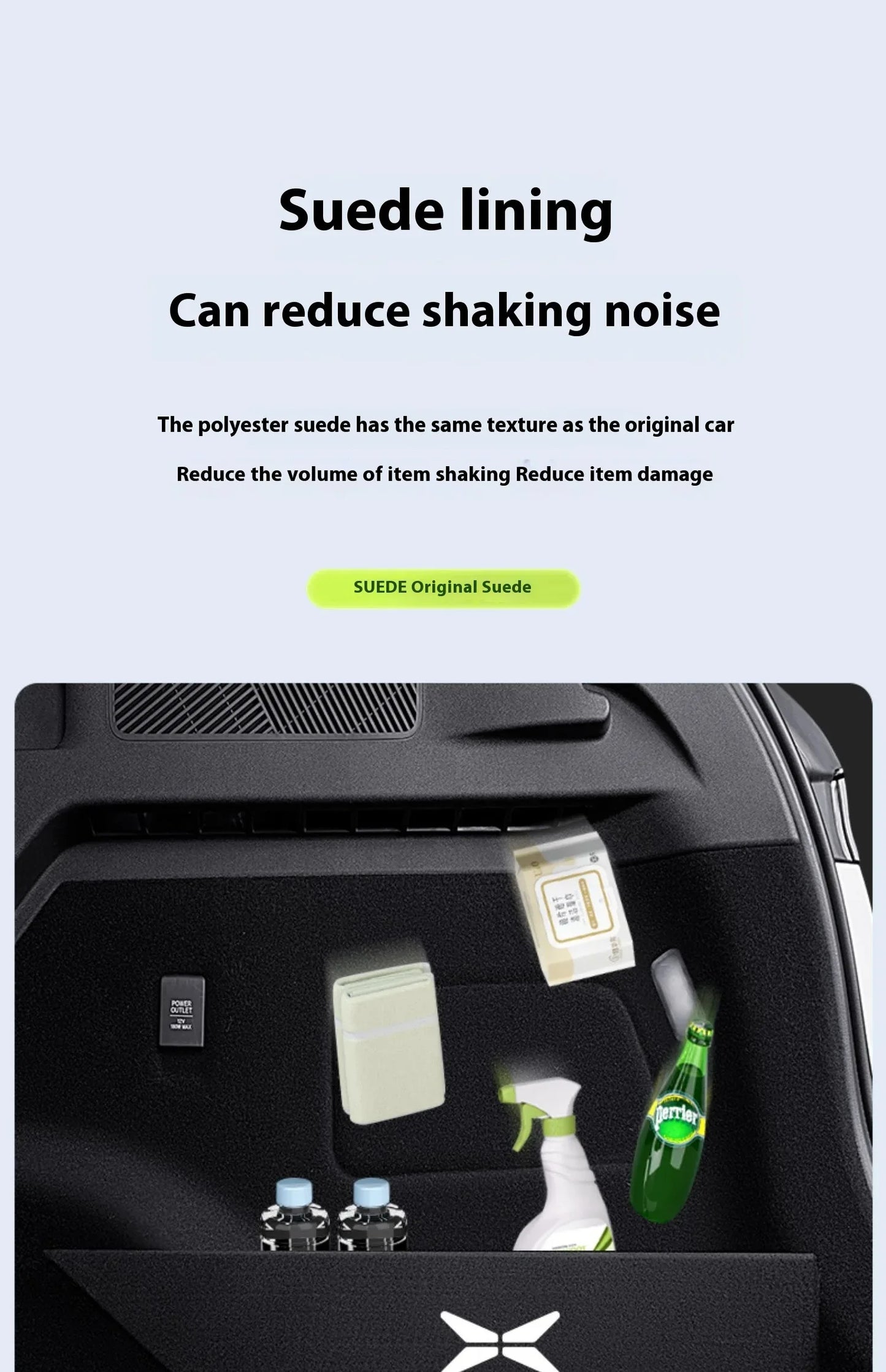 For Xiaopeng G6 Xpeng G6 2023 2024 2025 Upgrade Trunk Storage Partition Multifunction Storage Box Auto Interior Accessories