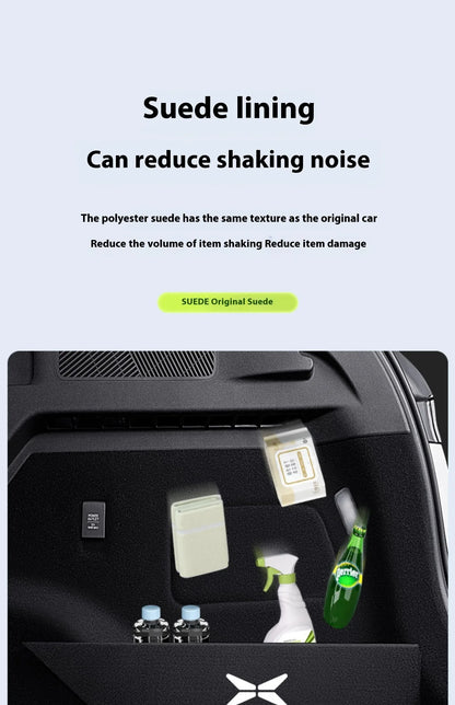 For Xiaopeng G6 Xpeng G6 2023 2024 2025 Upgrade Trunk Storage Partition Multifunction Storage Box Auto Interior Accessories