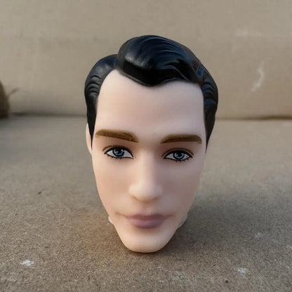 1/6 Vintage Doll Heads Mermaid Racer Super Model Princess For 30cm Solid Male Female Children Playing Birthday Gifts