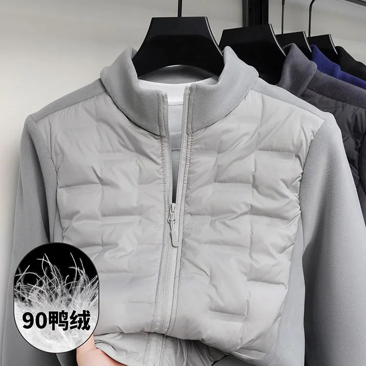 Winter Ultralight Down Jacket with Graphene Technology, 90% Duck Feather Filled, Top-Ranked Water-Resistant Parka City Commute