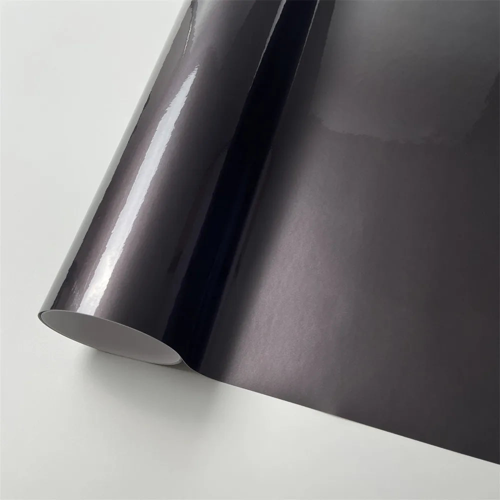 Premium Glossy Candy Vinyl Wrap Film Self Adhesive Waterproof Decal with Air Release Bubble Car Wrapping Stickers