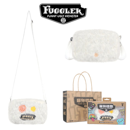 Fugglers Ugly Tooth Monster Fluffy Crossbody Bags Cute Fugg Plush Purse Shoulder Backpack Wallet Girls Boys Cartoon Animal 22CM