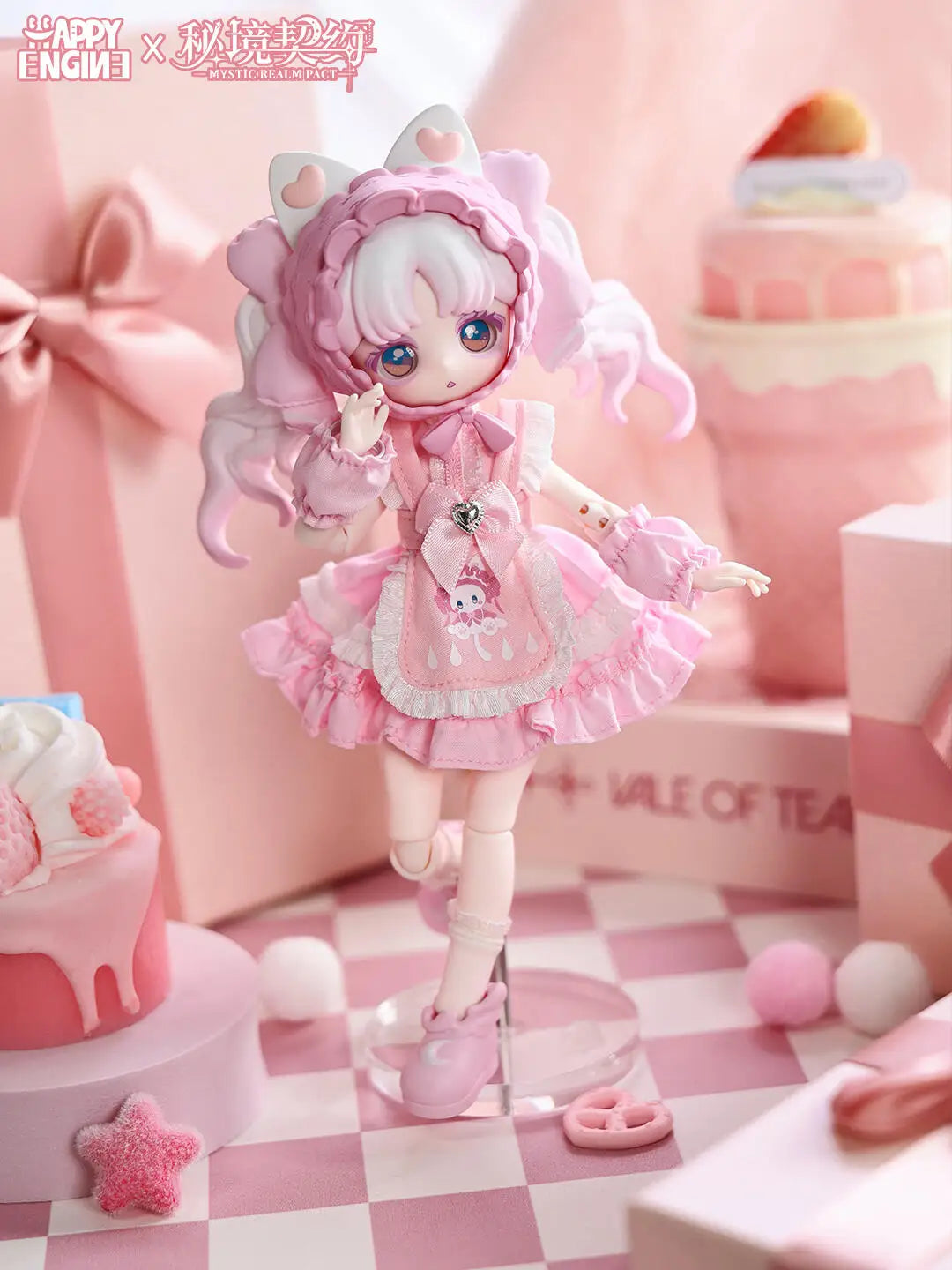 Genuine The Luluelf Story Mystic Realm Pact Series 1/8 Action Figure Bjd Blind Box Limited Hang Card Doll Model Collect Toy Gift