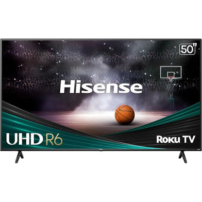 50-Inch Class R6 Series 4K UHD Smart Roku TV with Alexa Compatibility, Dolby Vision HDR, DTS Studio Sound, Game Mode (50R6G),Bla