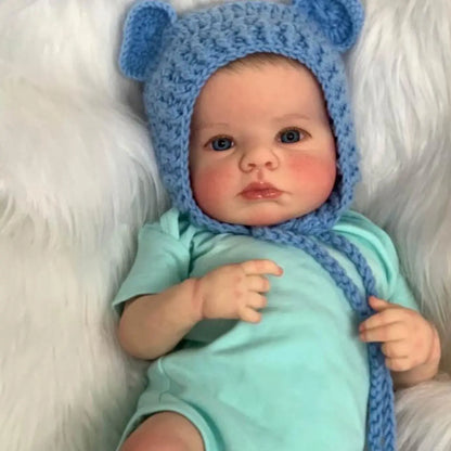 Cokela 20 inch Lifelike Reborn Baby Doll Cute Vinyl Doll Simulation Newborn Doll European Retro Baby Doll Toys Child Gifts 50cm