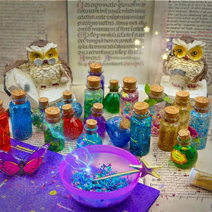 22/24 DIY Mixed Magic Fairy Potion Bottles Christmas Halloween Magical Color Changing Potions Art Craft Kit Birthday Gifts