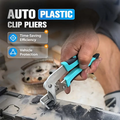 Auto Plastic Clip Pliers Compatible for Car Removal Tool,Plastic Bolt Remover with Clip Extractor for Door Panels,