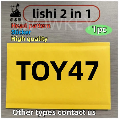 Lishi 2 in 1 Tool TOY2 TOY2014 TOY2018 TOY38R TOY40 TOY43 TOY43AT TOY43R TOY47 TOY48 TOY51 for TOY types