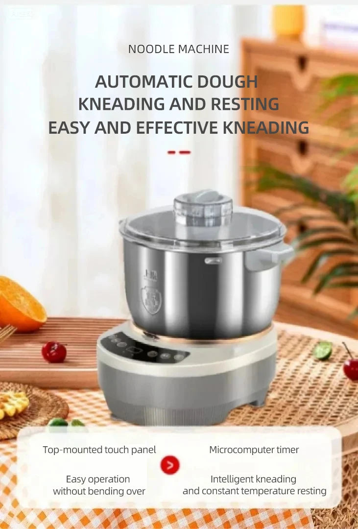 DIVEDEER Dough Kneader 5L/7L Electric Kneader with Fermentation Function Dough Mixer Fermentation Temperature 25-38°C/77-100°F