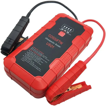 COSSIFTW 800A Super Capacitor Jump Starter Built in 2500 Farad Supercapacitors jump starter for car engine starting