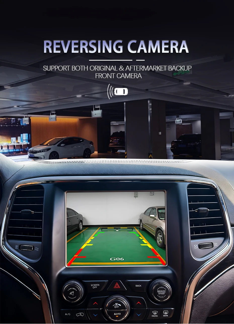 Sinairyu Apple Carplay Android Auto Aftermarket Camera Wireless Module For Jeep Grand Cherokee XJ KL Wrangler Compass Commander