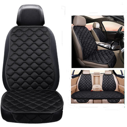 Car Seat Cover Protector Universal Winter Warm Auto Seat Cushion Rear Seat Cushion Protection Covers Back Cushion Three Piece
