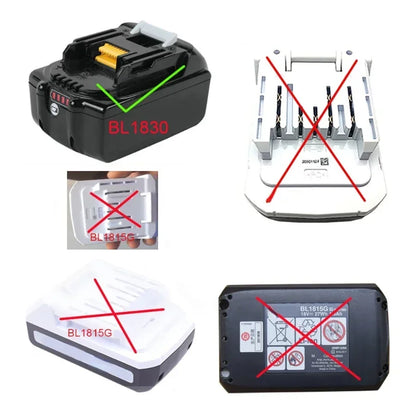 DM18M Adapter USB Charging Socket For Dewalt 20V For Milwaukee For M18 18V Lithium Batteries For Makita 18V For LXT Machines