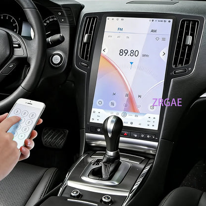 14.5” Android15 For Infiniti G4 G25 G35 G37 2006-2013 Tesla Style GPS Navigation Car Multimedia Video Player Carplay Auto BT 4G