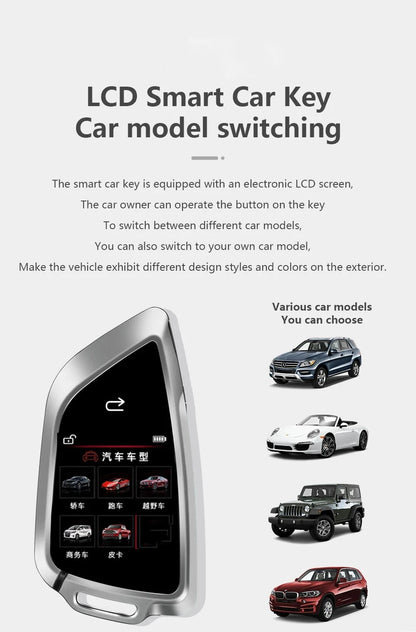 HS688 Universal Smart LCD Car Key For BMW Audi Benz KIA Lexus Jaguar Nissan Hyundai Honda Toyota Ford Renault Comfortable Entry