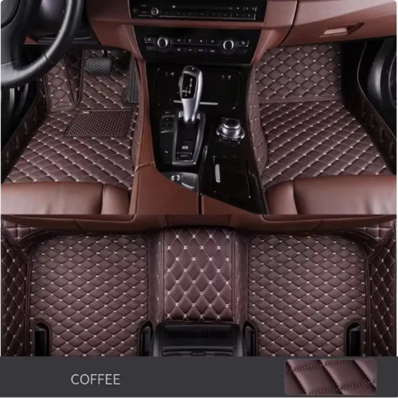 3D PU-leather Waterproof Custom Car Floor Mats For Toyota RAV4 2005-2025 Years Auto Carpets Coche Accessorie Liners