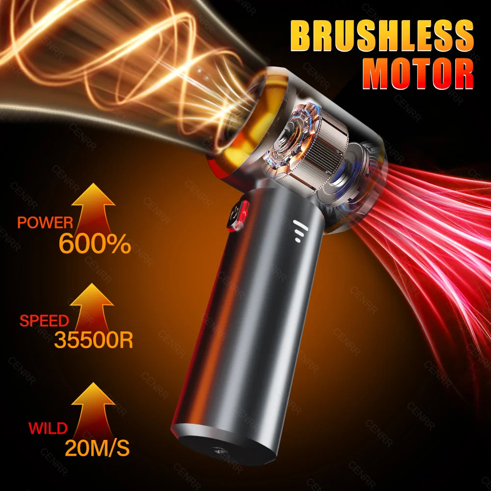 CENRR NEW Car Vacuum Cleaner Mini Powerful 998000PA Portable Vacuum Cleaner for Home Appliance Handheld Blower Car Cleaner