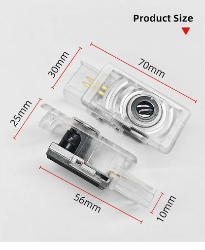 2pcs For Buick Regal 2009-2014 Lacrosse 2010-2020 Encore 2014-2016 Accessories HD Led Welcome Light Car Door Projector Lamps