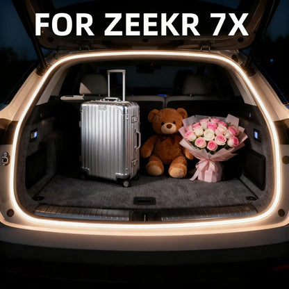 For ZEEKR 7X trunk light modification light Atmosphere lights White warm white Rear Trunk LED Light Bar