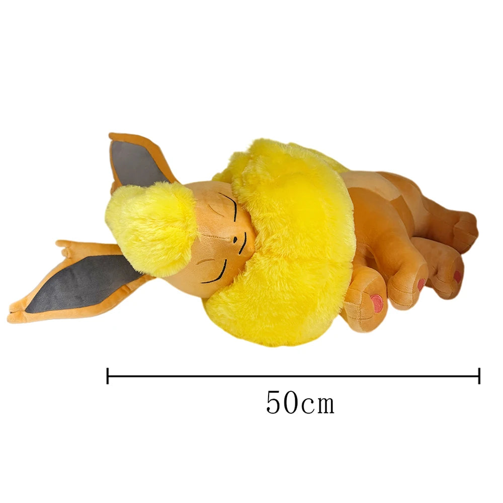 Pokemon Mega Dragonite Holding Dratini Sleeping Vaporeon Flareon Initial Pikachu Peluche Riding Gyarados Lapras Plush Doll
