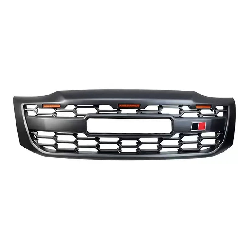 Car Front Bumper Grill with light for Toyota HiLux VIGO 05-14 modified net Radiator Grille