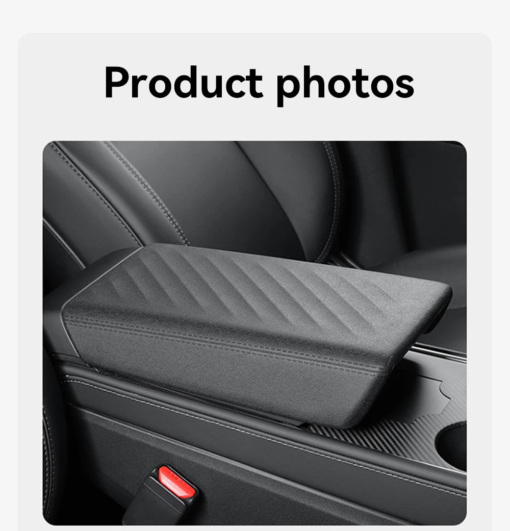 YZ For Tesla Model 3 Y YL Juniper Highland Armrest Pad Soft Case Center Console Box Cover Aanti-scratch 2026 Accessories