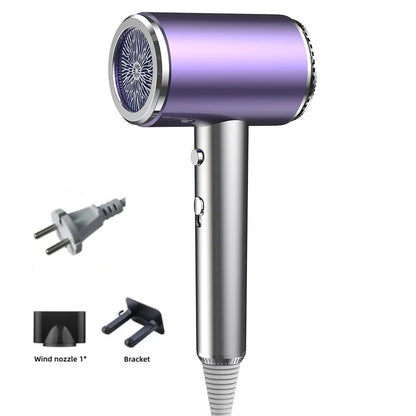 New Quick Drying Hair Dryer With Low Radiation Negative Ion Ultra Quiet Black Technology Hair Care Hair Dryer Gift Box Packaging