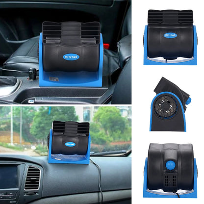 12V Car Vehicle Truck Boat Air Conditioner Car Cooling Air Fan Speed Adjustable Silent Cool Cooler With Auto Cigarette Lighter