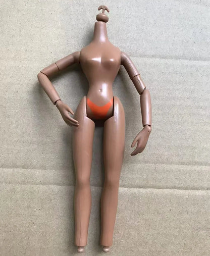 2001 Version Rare Face Doll Heads Classic Bratss White Brown Skin Colorful Hair Girl Boy Doll Parts for Collectors