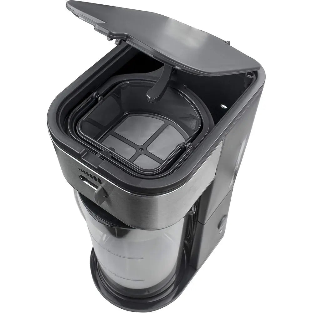 64 Oz Black Iced Tea and Coffee Maker with Pitcher