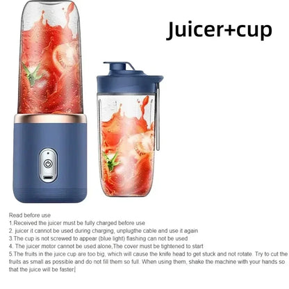 New Hot 400ml Portable USB Blender Electric Travel Juicer Cup Milkshake Kitchen Mini Blender.