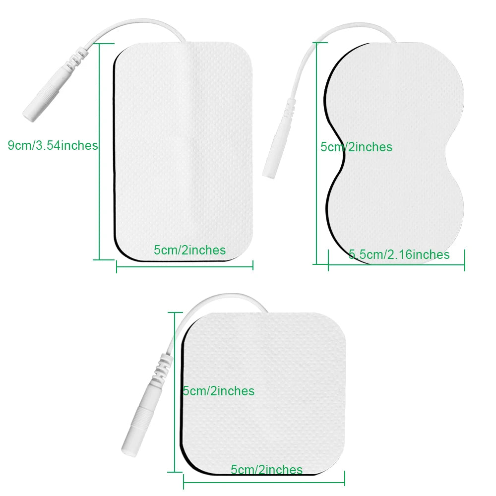 20/30/50/100P EMS TENS Electrode Pads Gel Patch For Electrodes Acupuncture Massager Nerve Muscle Stimulator Electrode Stickers