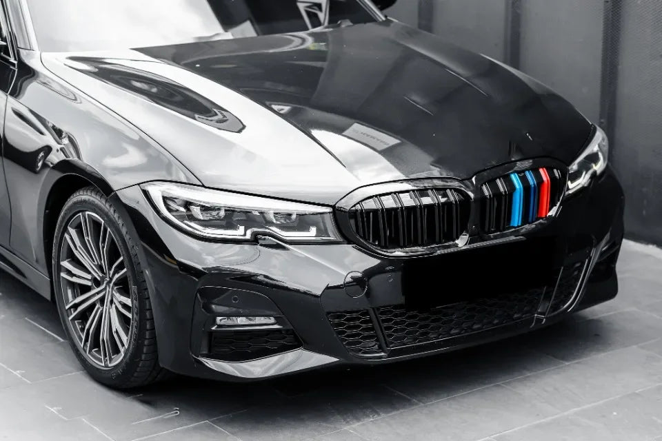 XVIP Front Bumper Kidney Grill Diamonds Style Grille For BMW 3-Series G20 G21 2019-2022 318i 320i 320d 330i 340i 340d M Sport