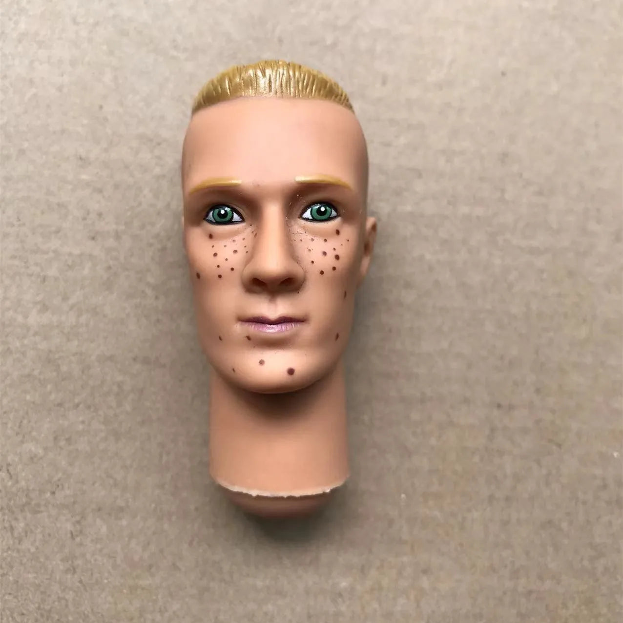 Male Doll Heads Quality Makeup Doll Figure Collection Doll Parts Famous Men Stars Rare Face Doll Heads DIY Toy Accessories