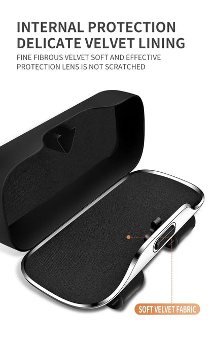 Multifunction Car Glasses Box Portable Car Sunglasses Holder Car Driving Glasses Holder Eyeglass Case Sun Visor For Model Y BMW