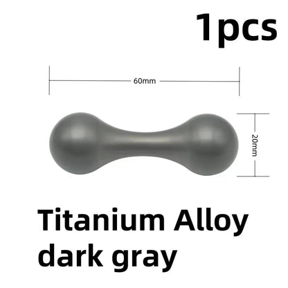 Funny Titanium Alloy Begleri Spinner Adult Fidget Toy Stress Relief Knucklebone Metal Finger Spinners Rotating Tabletop Gadgets