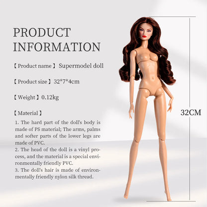 Xianxian 32cm Supermodel Doll Cute Trendy Figure DIY Toy Gold Edition Original Popular European American Style Fashion Collector