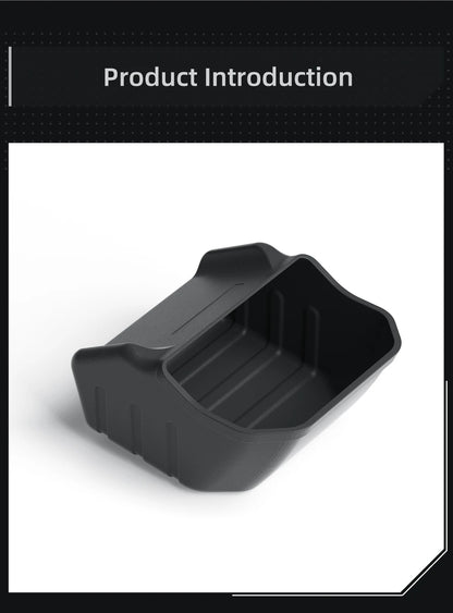 For Tesla Model 3 Highland 2025 Rear Seat Storage Box Below The Rear Air Outlet Rear Seat Organizer Tray Car Accessories 2024