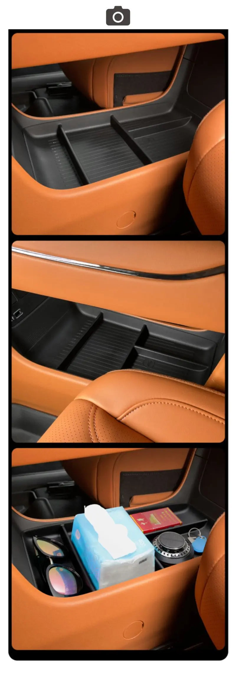 Armrest Storage Box Organizer For GAC AION V 2025 2026 Car Organizer Interior Accessories