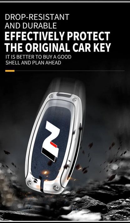 Modern High-End Hyundai Key Cover Suitable for N LINE N IX35 IX25 Tucson Sonata Car Key Case Luxury Design Vehicle Accessories