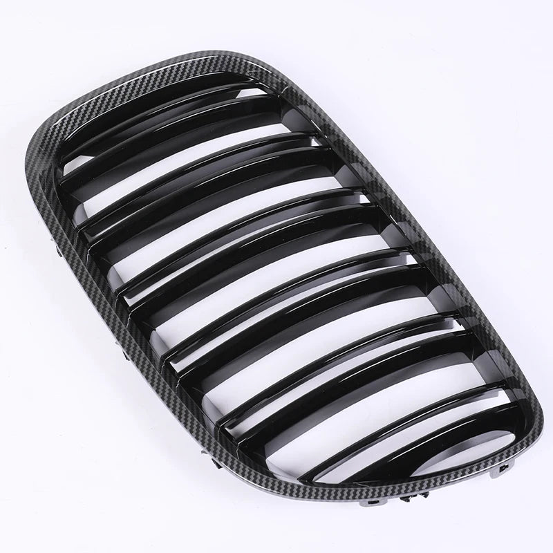 Front Bumper Kindey Grille Carbon M Style For BMW X5 E53 Facelift 2004 2005 2006 X5M Exterior Parts Grills Cover Car Accessories