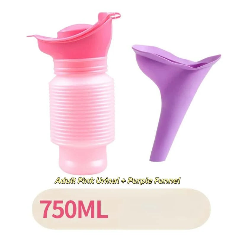 Portable Female Urination Device Foldable Standing Urinal for Outdoor Travel Car Emergency Use