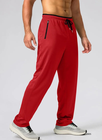 Spring and summer new men's elastic jogging pants fitness training running pants drawstring sports pants sportswear joggingpants