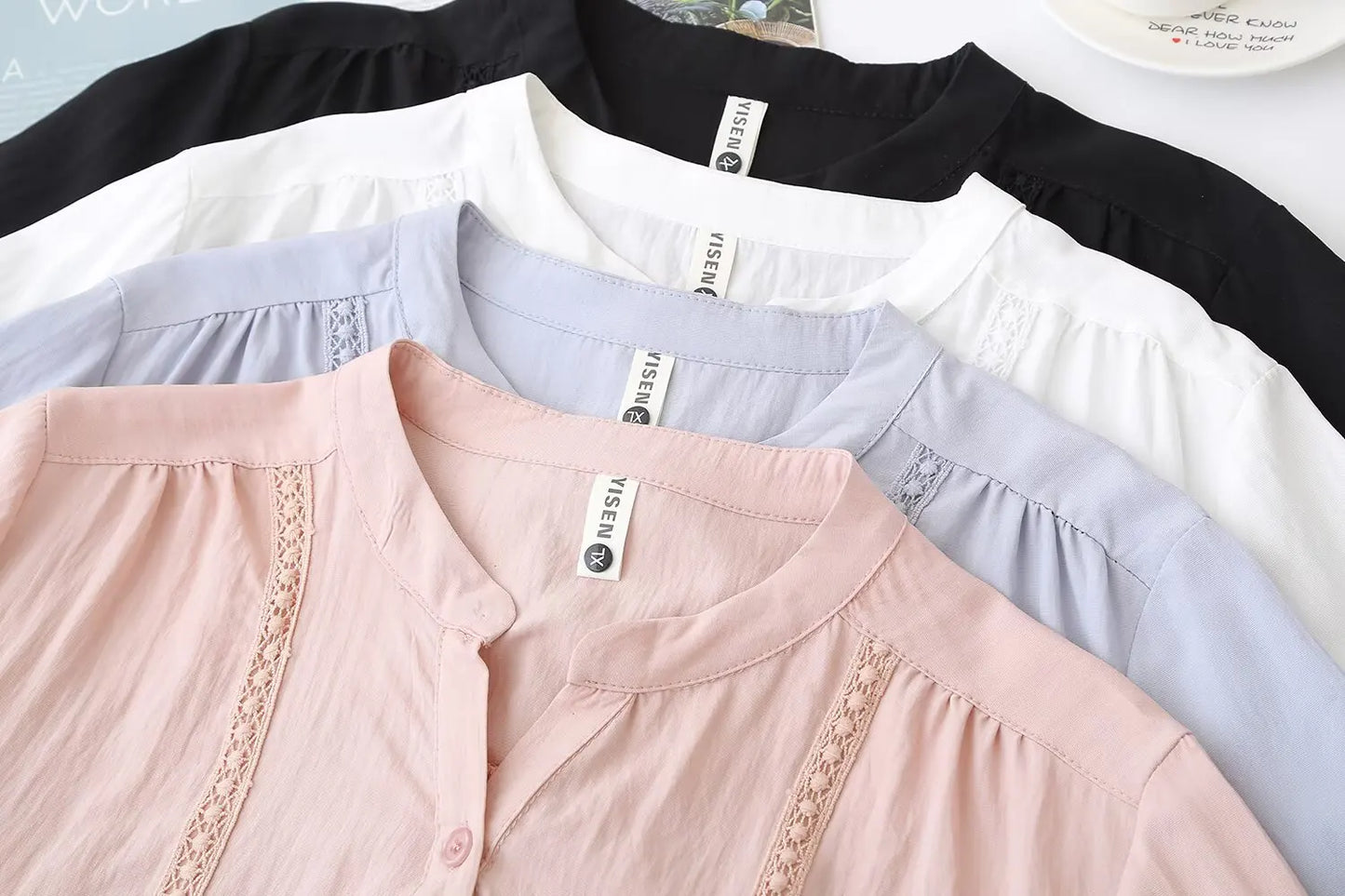 Slimming Short Sleeve Shirt for plus Size Women Stylish French Style Loose Fit Summer Top Single Button Closure Regular Length