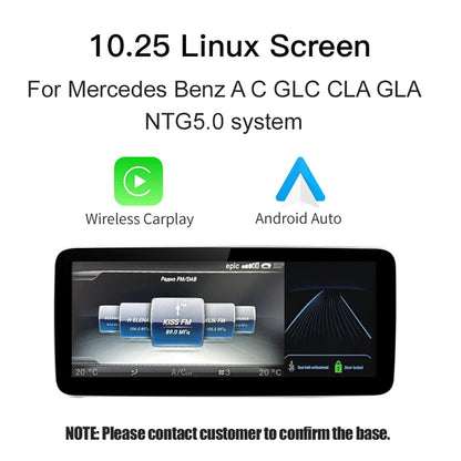 Wireless Carplay/Android Auto 12.3'' Touch screen Multimedia for Mercedes Benz NTG5.0  A B E C GLE W167 W212 W246 W205 W176 C117