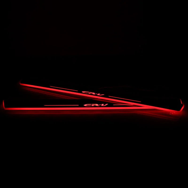 Pedal Lights For Honda CRV 2015-2018 Moving LED Welcome Car Scuff Plate Pedal Door Sill Pathway Light Or Customize